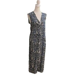 H&M NWT Women’s Sleeveless Leaf Print Dress Size 4